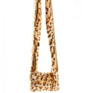 Urban Outfitters Mini Faux Leopard Fur NWOT